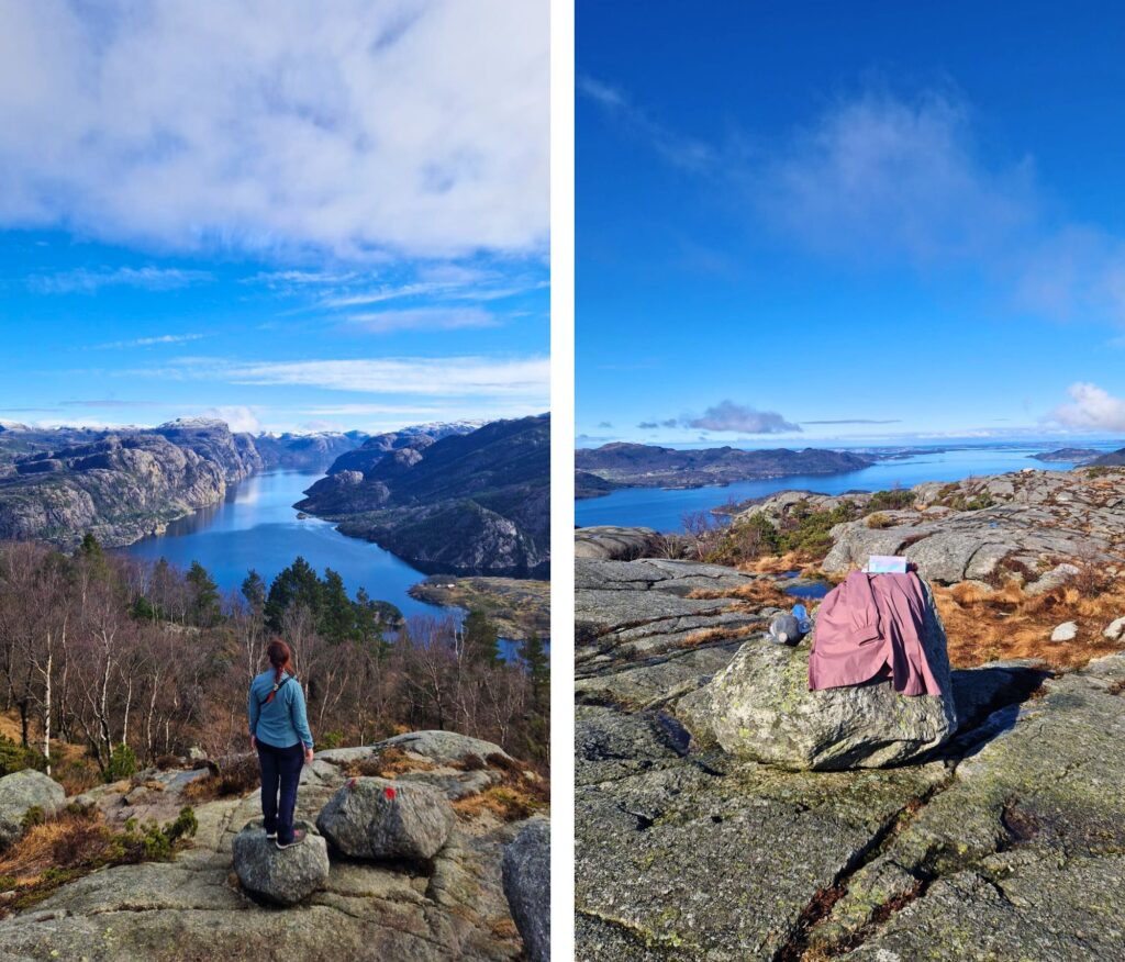 Okolice Stavanger: Nie tylko Preikestolen! Kobieta na szczycie Sokkaknuten