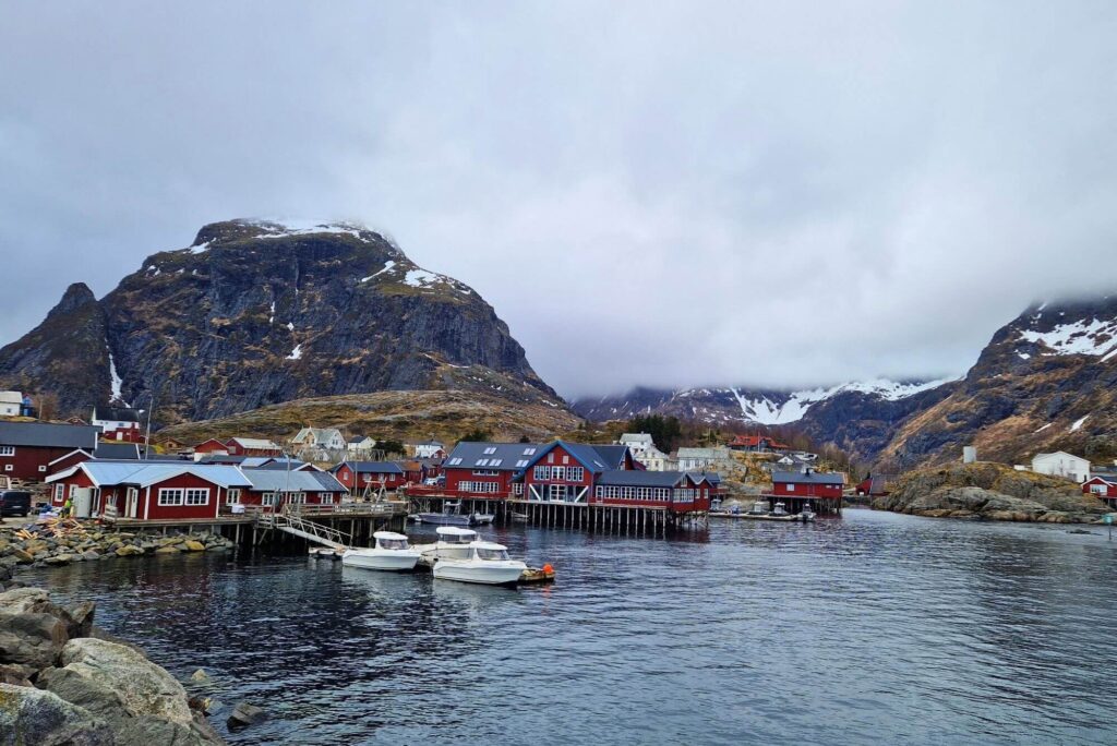 Wioska rybacka Å na Lofotach