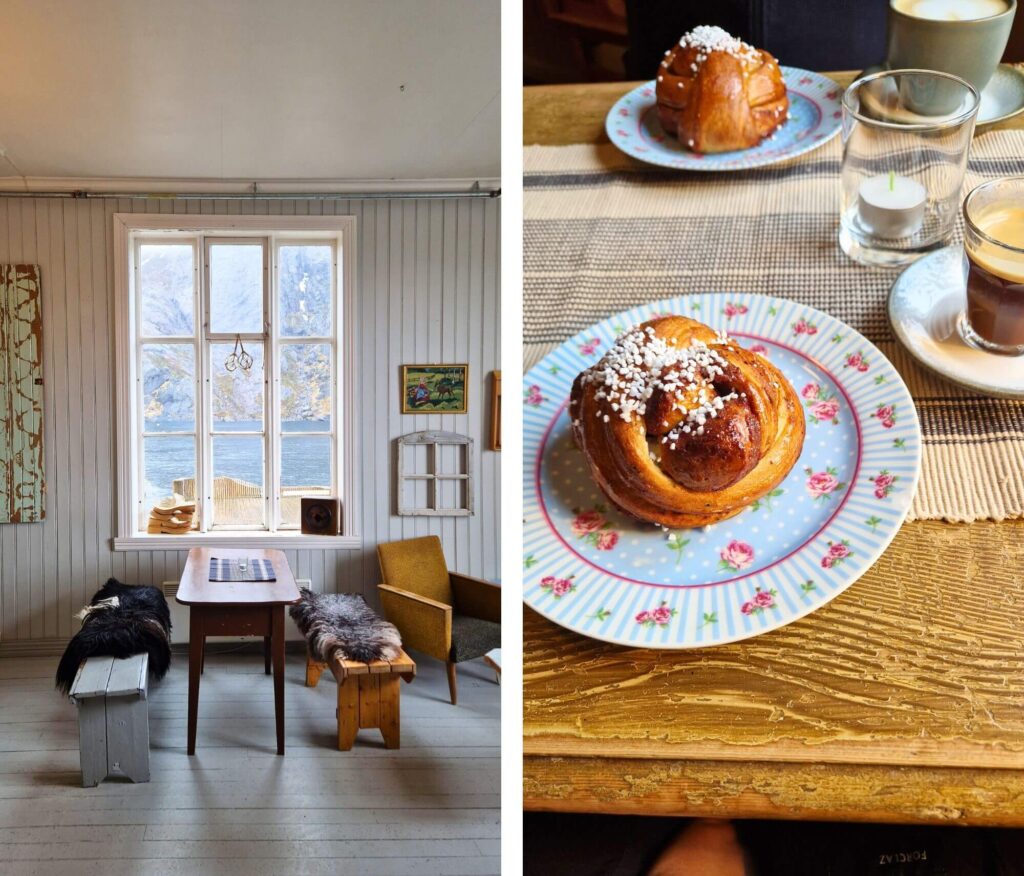 Lofoty: Co warto wiedzieć? Landhandleriet Cafe W Nusfjord 1024x876