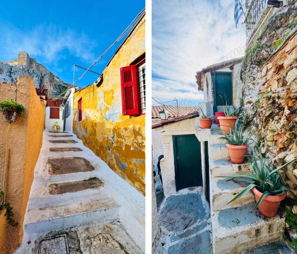 Anafiotika - dzielnica Aten