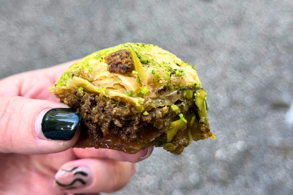 Baklava pistacjowa z piekarni Takis