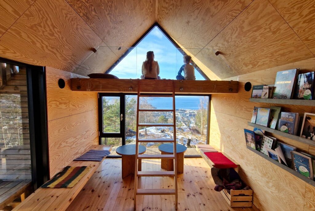 Na własne oczy: Domek jednodniowy Hammarbu w Jørpelandzie hammarbu dagsturhytta