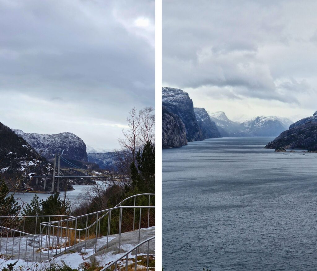 Ferie zimowe w Jørpelandzie: Plan podróży z dziećmi Høllesli punkt widokowy