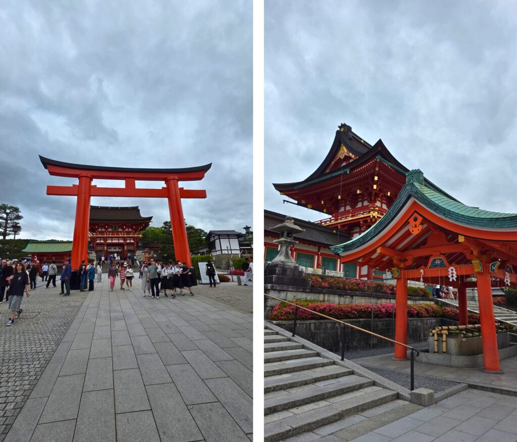 Fushimi Inari Taisha. Jak zobaczyć to miejsce bez tłumów? Fushimi Inari Taisha i fontanna temizuya